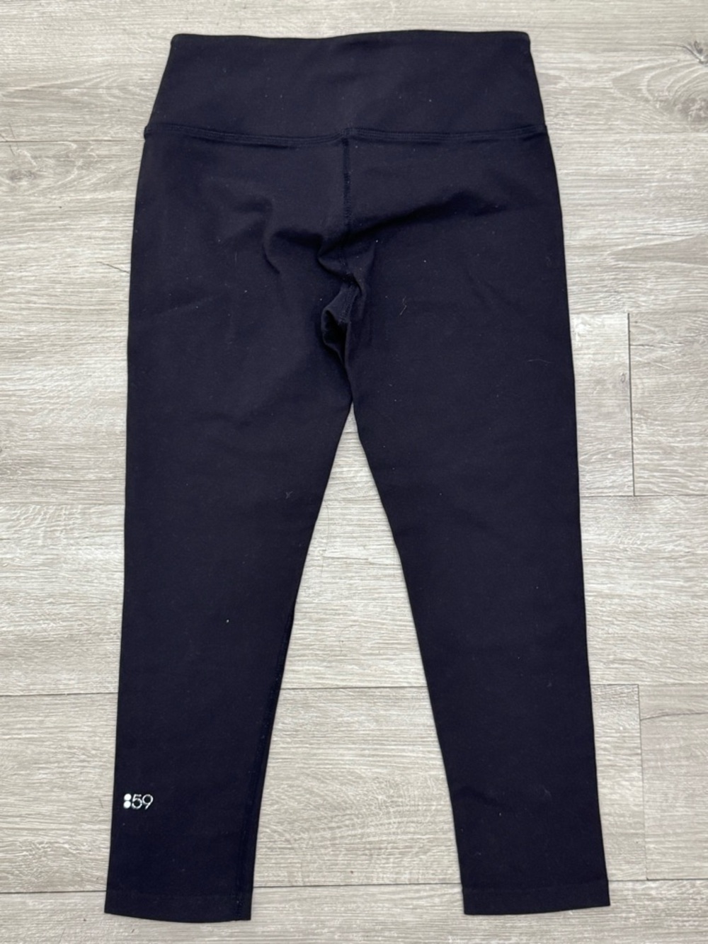 Splits59 Cropped Leggings Black High Rise Capri Yoga Pants Small - Picture 2 of 6